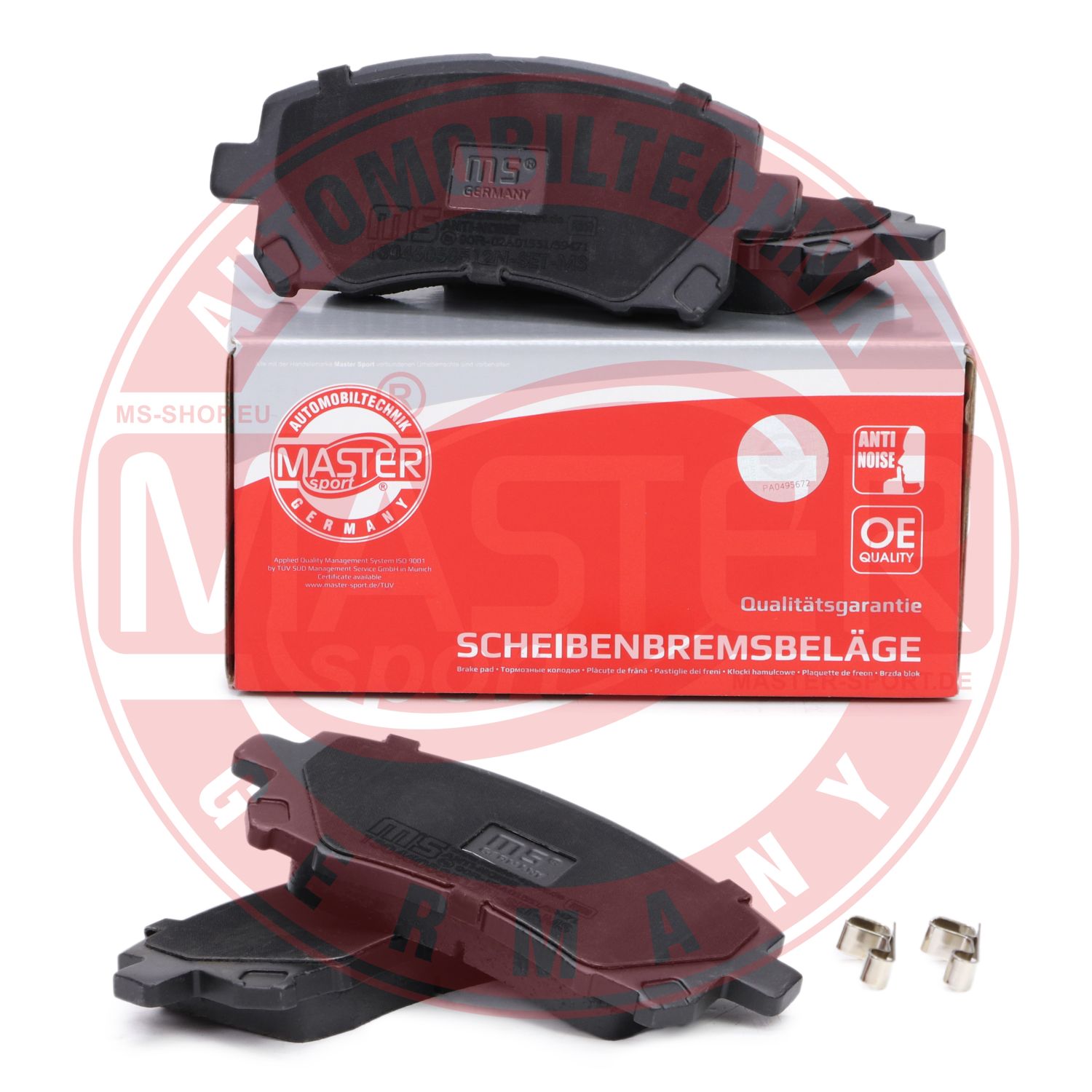 Placute frana MASTERSPORT GERMANY 13046058512N-SET-MS